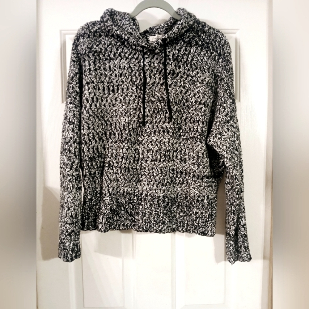 Yes Lola Women's Hooded Knit Sweater Size M